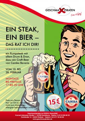 Bild zu EIN STEAK - EIN BIER